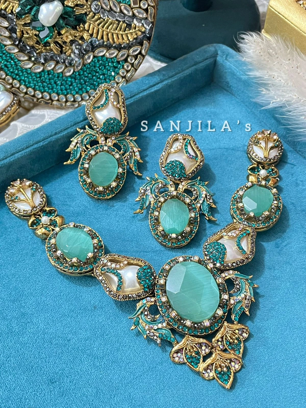 Anatolian Azure Bloom Set - 801